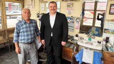 Kaymakamdan arasta esnafına ziyaret
