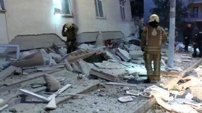 Maltepe'de 7 katlı binanın ilk 3 katı çöktü
