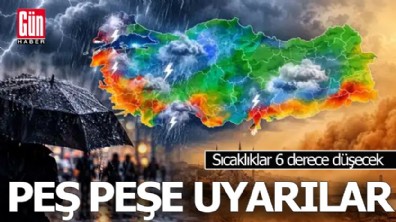 Meteoroloji'den peş peşe uyarılar
