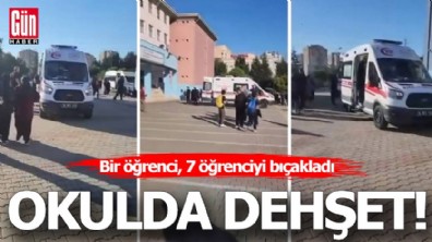 Okulda dehşet! Bir öğrenci, 7 öğrenciyi bıçakladı