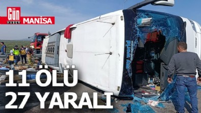 Otobüs kazası; 11 ölü 27 yaralı