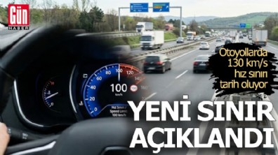 Otoyollarda 130 km/s hız sınırı tarih oluyor: Yeni sınır açıklandı