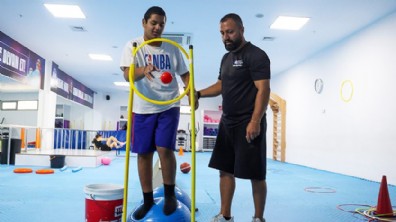 Özel gereksinimli bireylere uzman eğitmenler eşliğinde spor