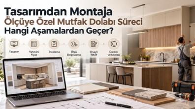 Tasarımdan Montaja Ölçüye Özel Mutfak Dolabı Süreci Hangi Aşamalardan Geçer?