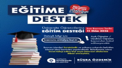 Üniversite öğrencilerine eğitim desteği