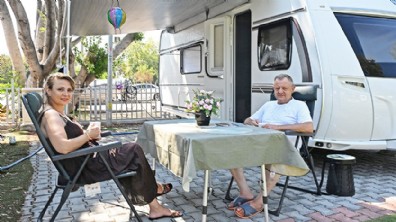Antalya'da 'Karavan Park' kampseverlerin gözdesi