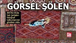 Antalya'da halı tarlaları fotoğraf tutkunlarının gözdesi oldu