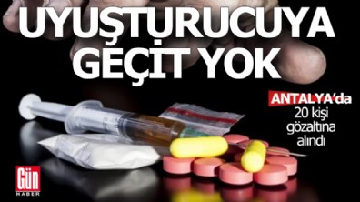 Antalya'da uyuşturucuya geçit yok