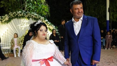 Down sendromlu Elif'in düğün hayali gerçek oldu
