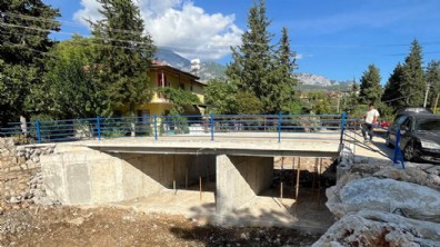 Tekirova'da taşkın riskine karşı köprü çalışması tamamlandı
