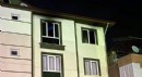 3 katlı binada yangın paniği