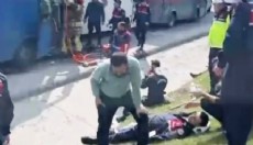 4 cezaevi sevk aracı kaza yaptı: Çok sayıda jandarma yaralı