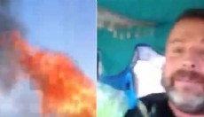 5 çocuk babası belediye önünde kendini yaktı