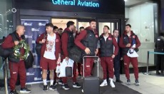 A Milli Futbol Takımı Türkiye'ye döndü
