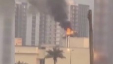 Bağdat'ta ABD Büyükelçiliği alev alev