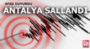 AFAD duyurdu: Antalya sallandı!