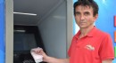 ATM haznesinde bulduğu parayı bankaya teslim etti