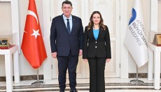 Adlıhan Dere, büyükşehir vekili Özdemir ile görüştü