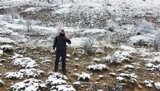 Afyon'da nisanda kar sürprizi