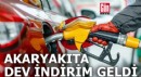 Akaryakıta dev indirim geldi