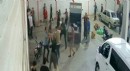 Akraba pazarcıların kavgası kamerada