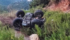 Alanya'da ATV uçuruma yuvarlandı: 1 yaralı