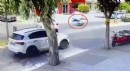 Alanya'da motosiklet sürücüsü yaralandı