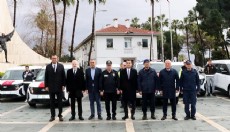 Alanya'da polis ve jandarmaya 15 araç