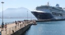 Alanya'ya kruvaziyerle İngiliz turistler geldi