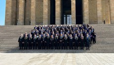 Anayasa Mahkemesi heyeti, Anıtkabir'i ziyaret etti