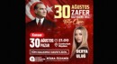 Antalya Büyükşehir Belediyesi,30 Ağustos Zafer Bayramı etkinlik konseri
