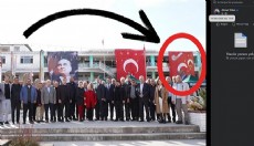 Antalya'da CHP ilçe başkanına poster tepkisi