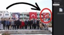 Antalya'da CHP ilçe başkanına poster tepkisi