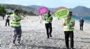Antalya Çıralı'da sahil temizliği