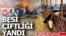Antalya Döşemealtı'ndaki besin çiftliğinde yangın çıktı