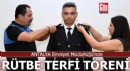 Antalya Emniyet Müdürlüğü'nde rütbe terfi töreni