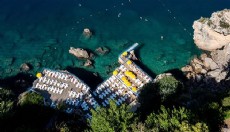 Antalya Falez plajlarında mavi gurur