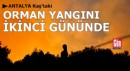 Antalya Kaş'taki orman yangını ikinci gününde