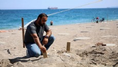 Antalya Konyaaltı Sahili'nde caretta yuvası sürprizi