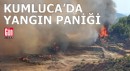 Antalya Kumluca'da yangın paniği