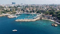 Antalya Mermerli Plajı'nda deniz dibi temizliği