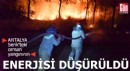 Antalya Serik'teki orman yangınının enerjisi düşürüldü