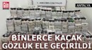 Antalya'da 16 bin kaçak güneş gözlüğü ele geçirildi