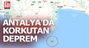 Antalya'da 3,8 büyüklüğünde deprem