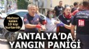 Antalya'da 4 katlı apartmanda yangın paniği; 10 kişi kurtarıldı