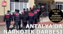 Antalya'da 425 bin hap piyasaya sürülmeden yakalandı