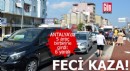 Antalya'da 5 araç birbirine girdi: 6 yaralı