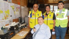 Muratpaşa Kaymakamı Kara, acil afet haberleşme istasyonunda