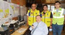 Antalya'da Kaymakam Kara, acil afet haberleşme istasyonunda