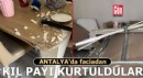 Antalya'da anne ve 2 çocuğu faciadan kıl payı kurtuldu